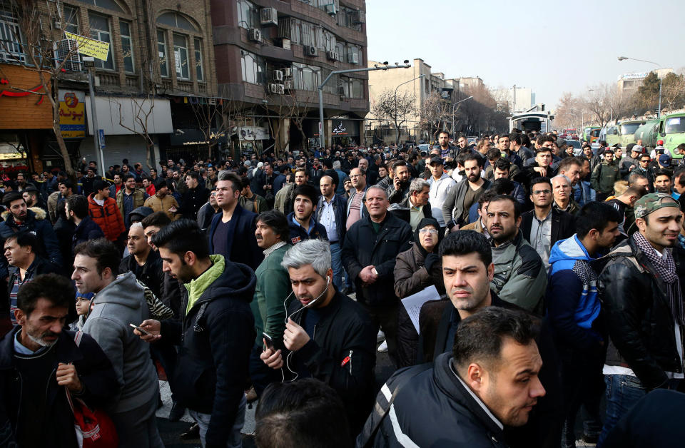 Deadly fire destroys high-rise building in Tehran, Iran