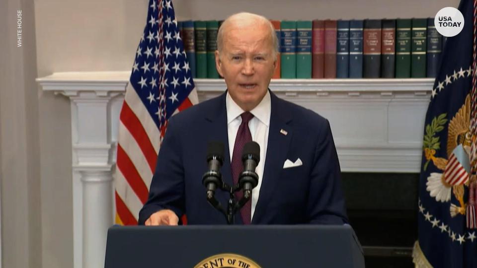 President Joe Biden condemns the SCOTUS decision overturning affirmative action.