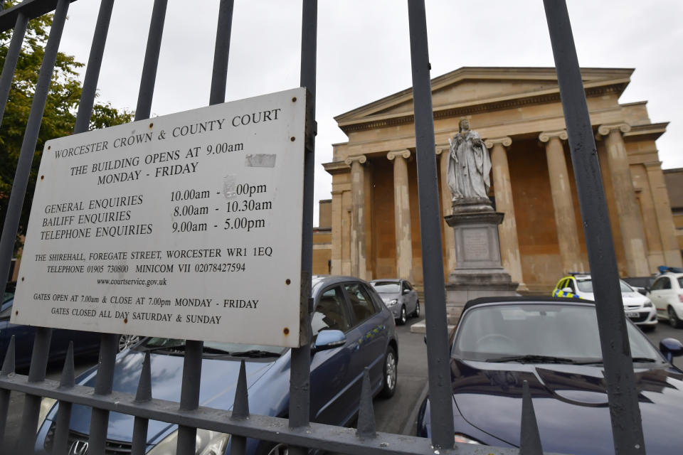 WORCESTER, ENGLAND - AUGUST 28:  General view of Worcester Crown Court where six men and one woman are appearing after being charged for an acid attack on a 3-year-old on August 28, 2018 in Worcester, England. They appear charged with conspiracy to commit grievous bodily harm over an acid attack on a three-year-old child on July 21 at Home Bargains on Shrub Hill Retail Park, Tallow Hill, Worcester. (Photo by Anthony Devlin/Getty Images)