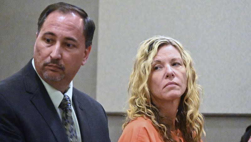 Lori Vallow Daybell, right, appears in court in Lihue, Hawaii, on Feb. 26, 2020.