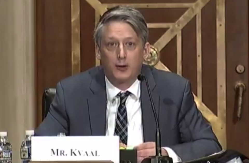 James Kvaal. (CSPAN)