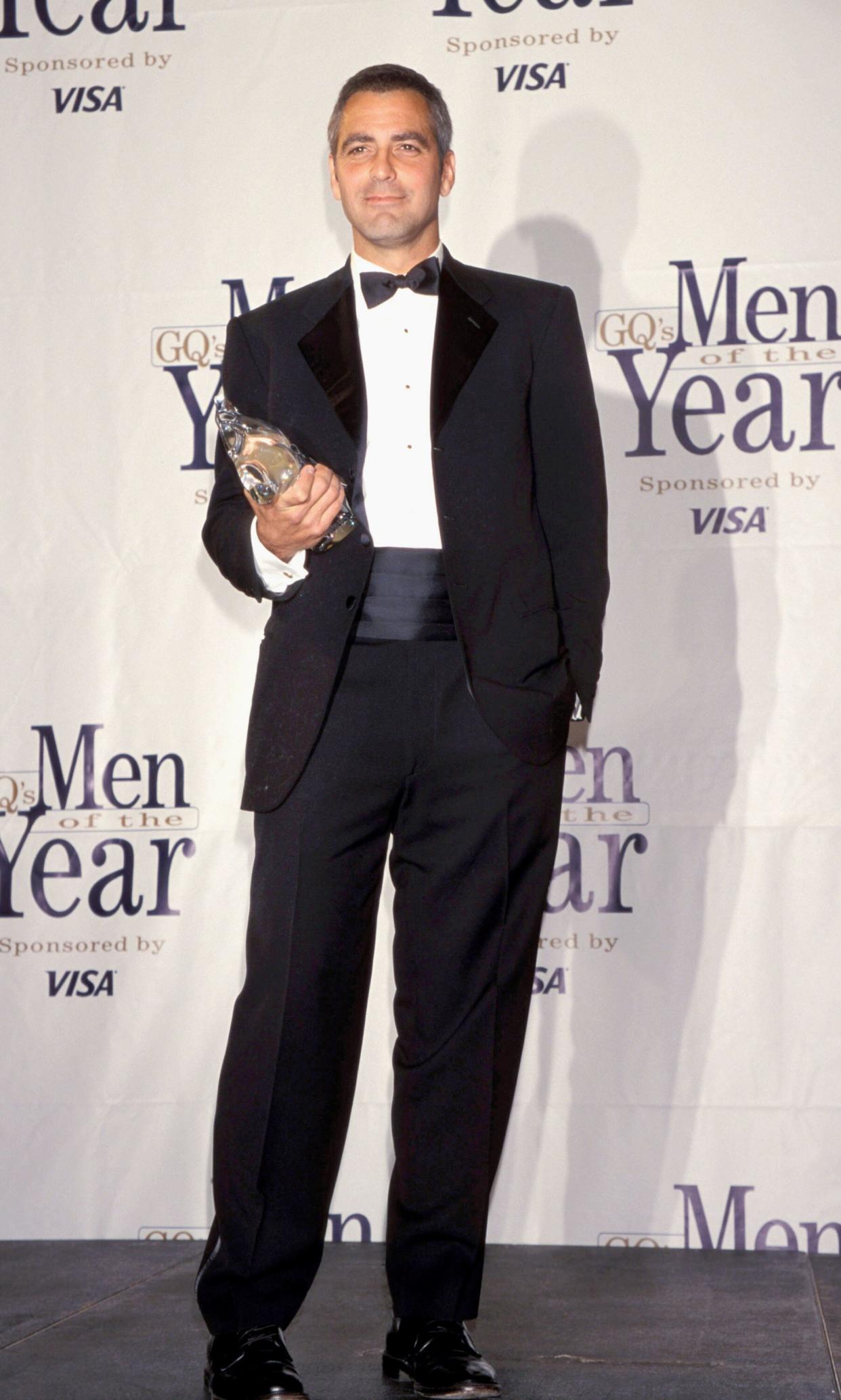 Clooney at the third annual GQ Men of The Year Awards at Radio City Music Hall in New York City.