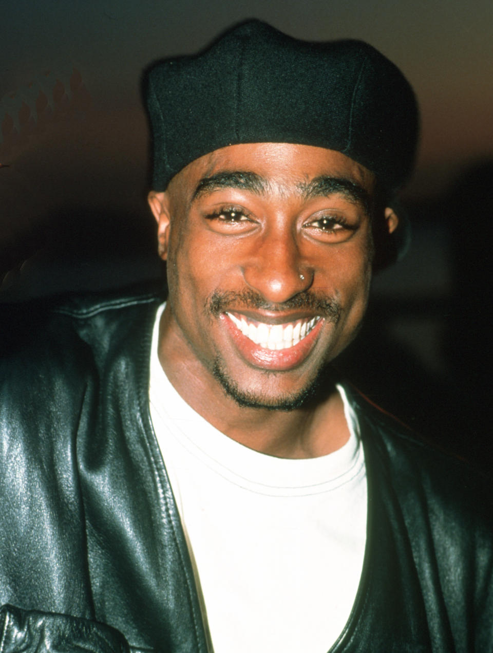 2Pac Wearing Black Vest