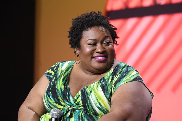 Brittney Cooper speaks on stage during the 2018 Essence Festival. (Photo: Paras Griffin via Getty Images)