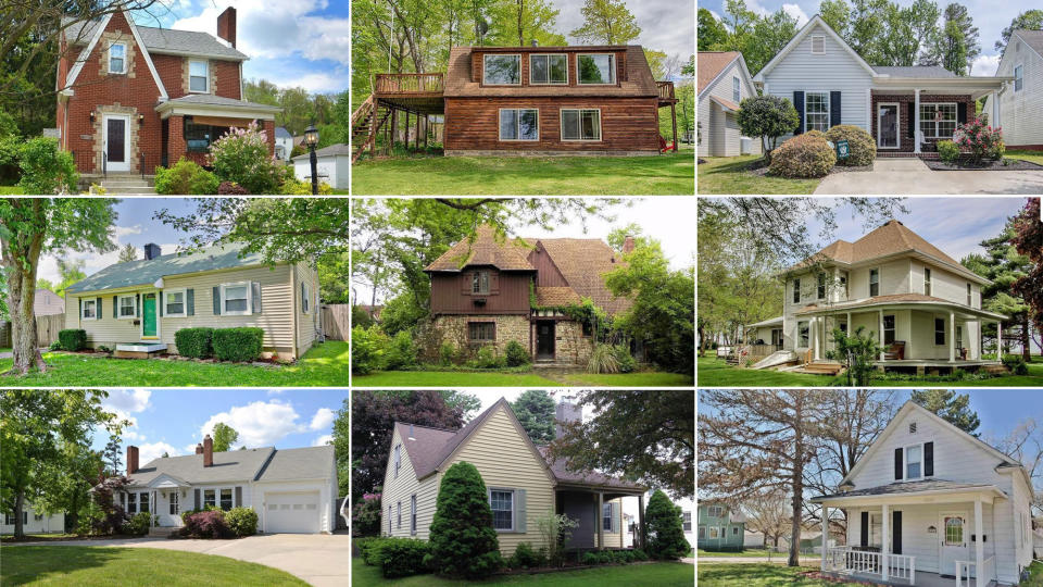 Nine houses for $99k