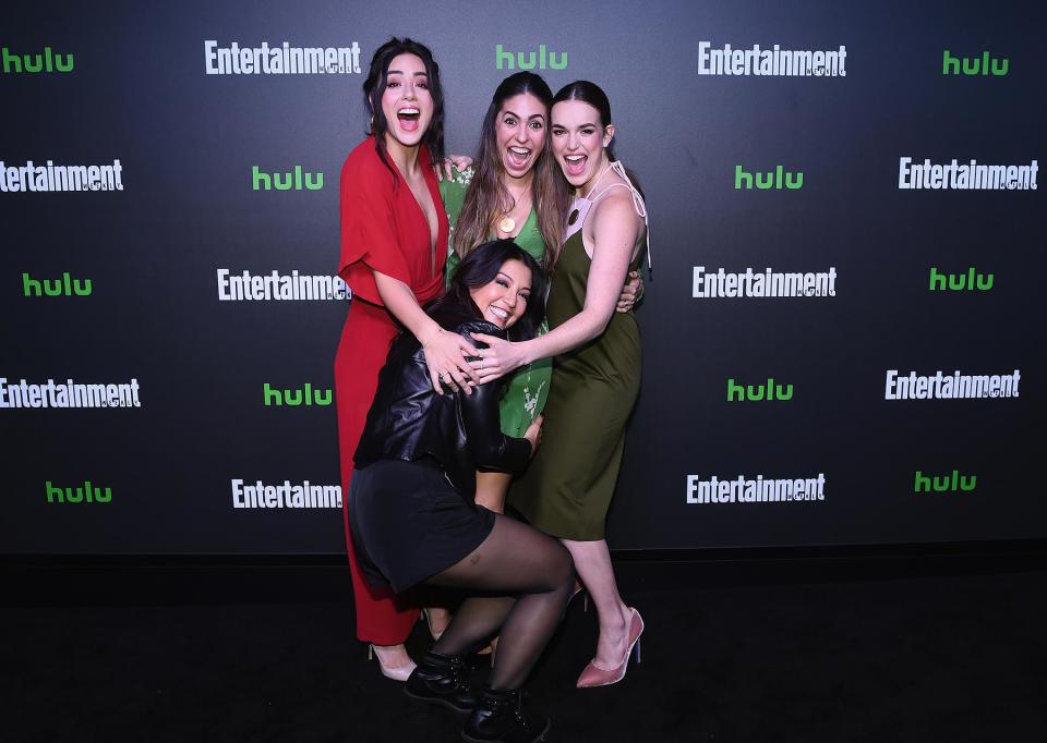 Chloe Bennet, Ming-Na Wen, Natalia Cordova-Buckley, and Elizabeth Henstridge