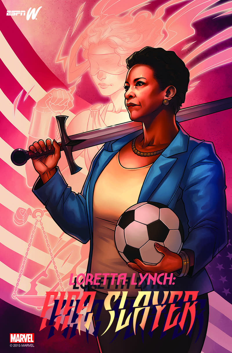 Loretta E. Lynch as FIFA Slayer