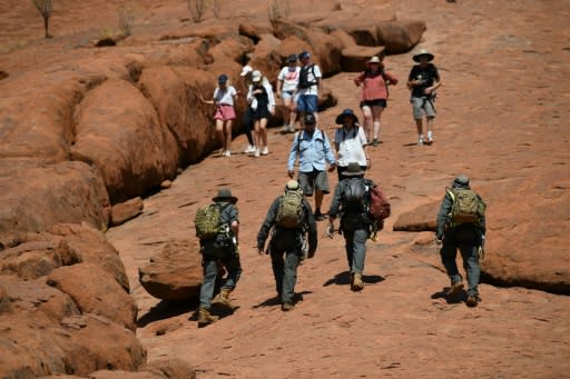 The permanent ban on climbing Uluru was first announced in 2017