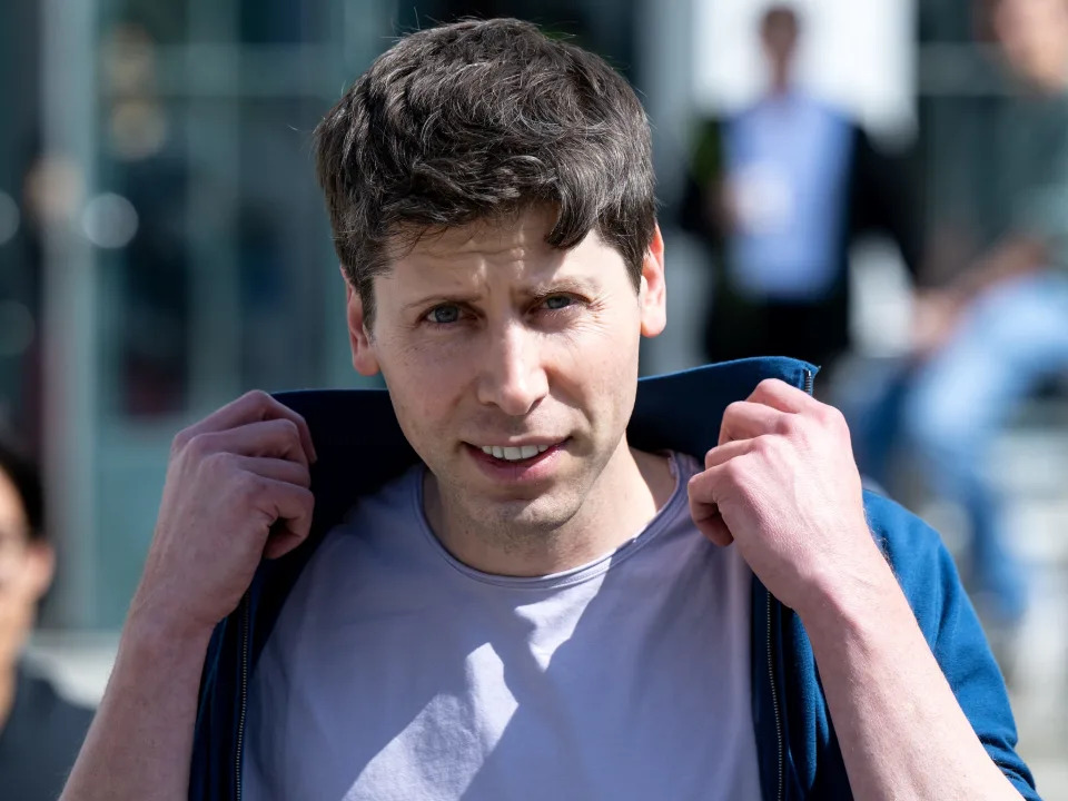 Sam Altman, chief executive officer of OpenAI and inventor of the AI software ChatGPT, joins the Technical University of Munich for a panel discussion on May 25, 2023, in Munich, Germany.