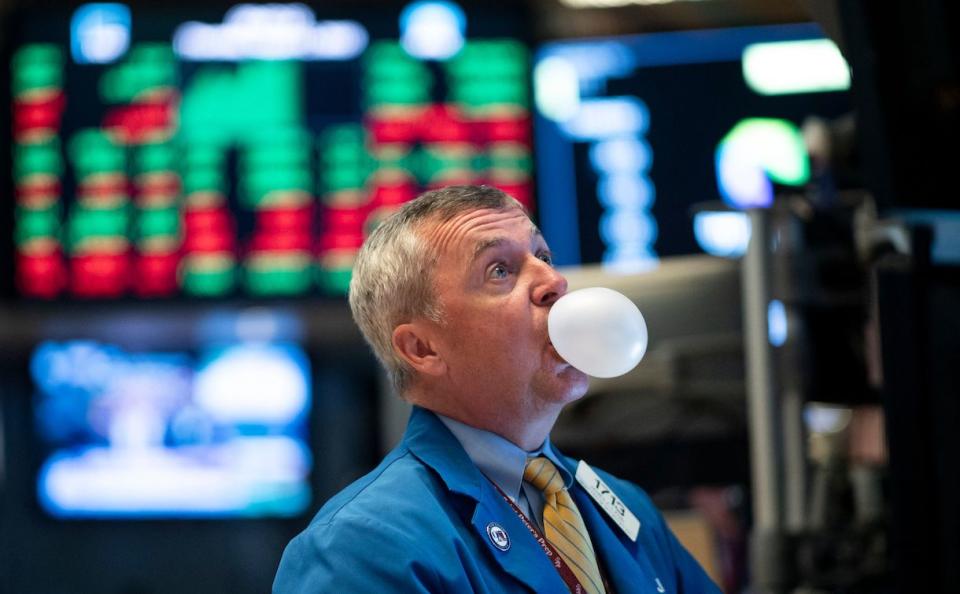 Ein Trader an der New Yorker Börse (Symbolfoto) - Copyright: Getty Images/ Johannes Eisele / Kontributor