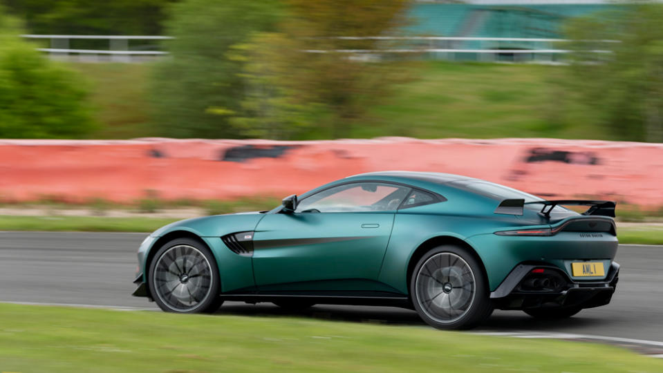 The Aston Martin Vantage F1 Edition demonstrates its motorsport chops on track. - Credit: Photo by Max Earey, courtesy of Aston Martin Lagonda Global Holdings PLC.