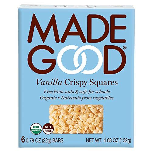 6) Made Good Vanilla Crispy Squares, 36 squares