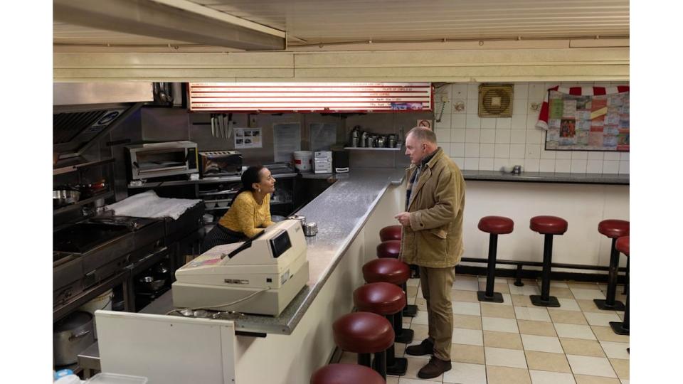 Suzanne Packer and Robert Glenister in The Night Caller 