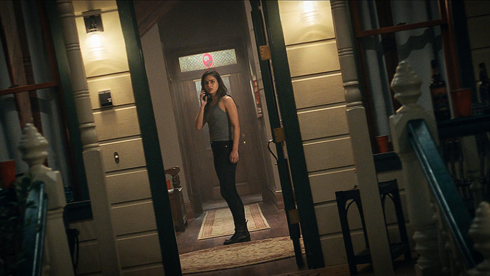 Melissa Barrera (“Sam”) stars in Scream. - Credit: Courtesy of Paramount Pictures and Spyglass Media Group