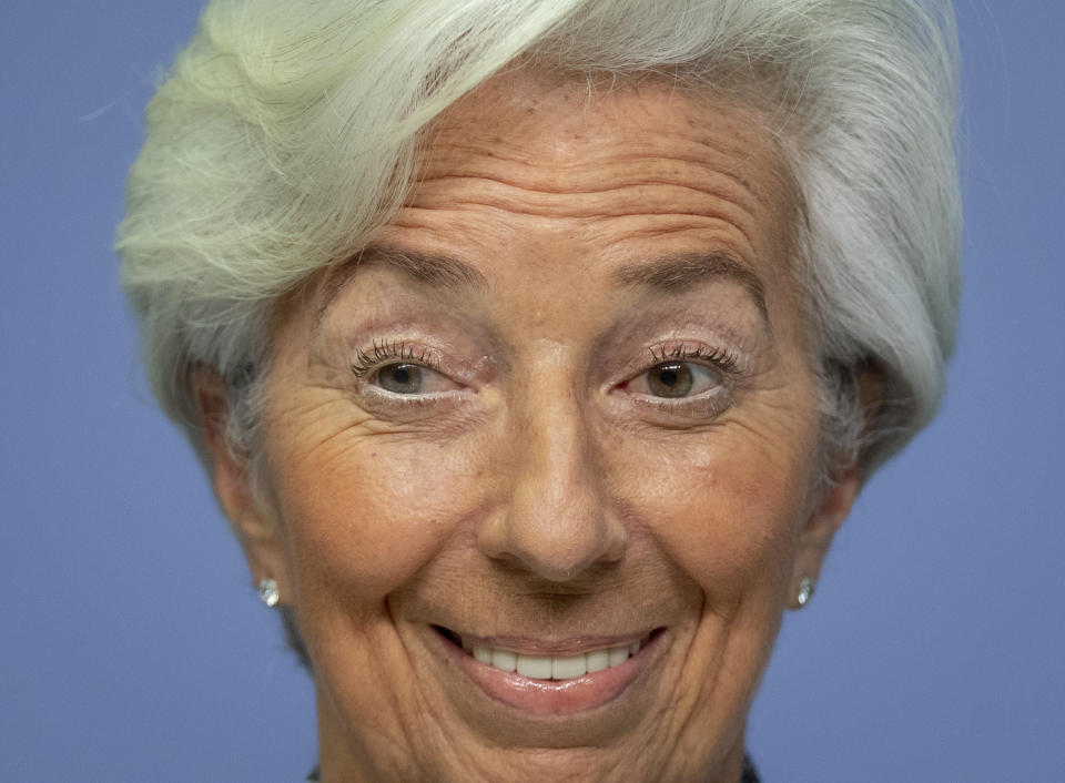 President of European Central Bank Christine Lagarde. Photo: Michael Probst/AP
