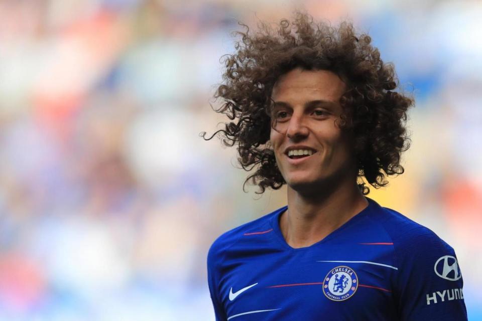 Euro glory: David Luiz won the Europa League with Chelsea in 2013 (Getty Images)