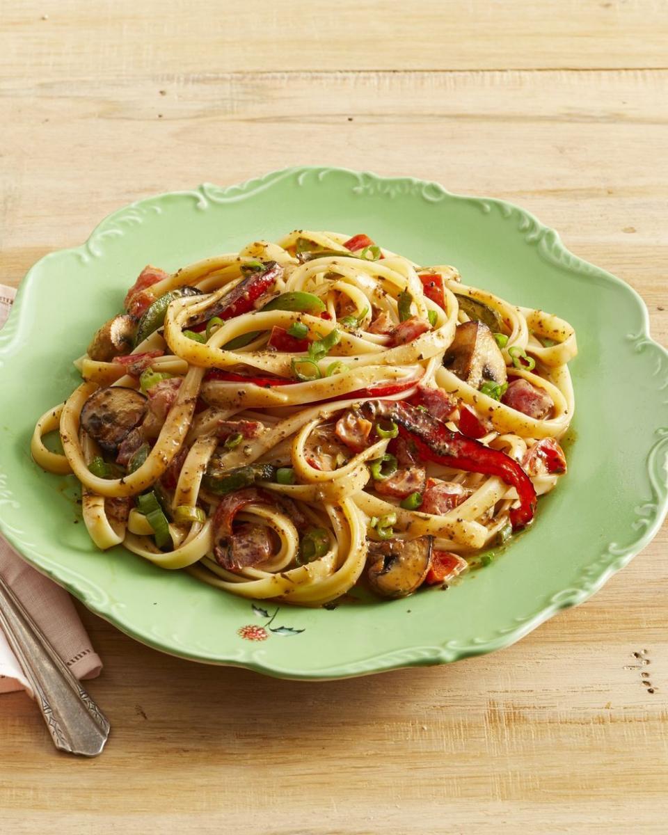 Cajun Pasta With Veggies