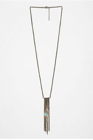 Trapeze necklace, $34, at Urban Outfitters