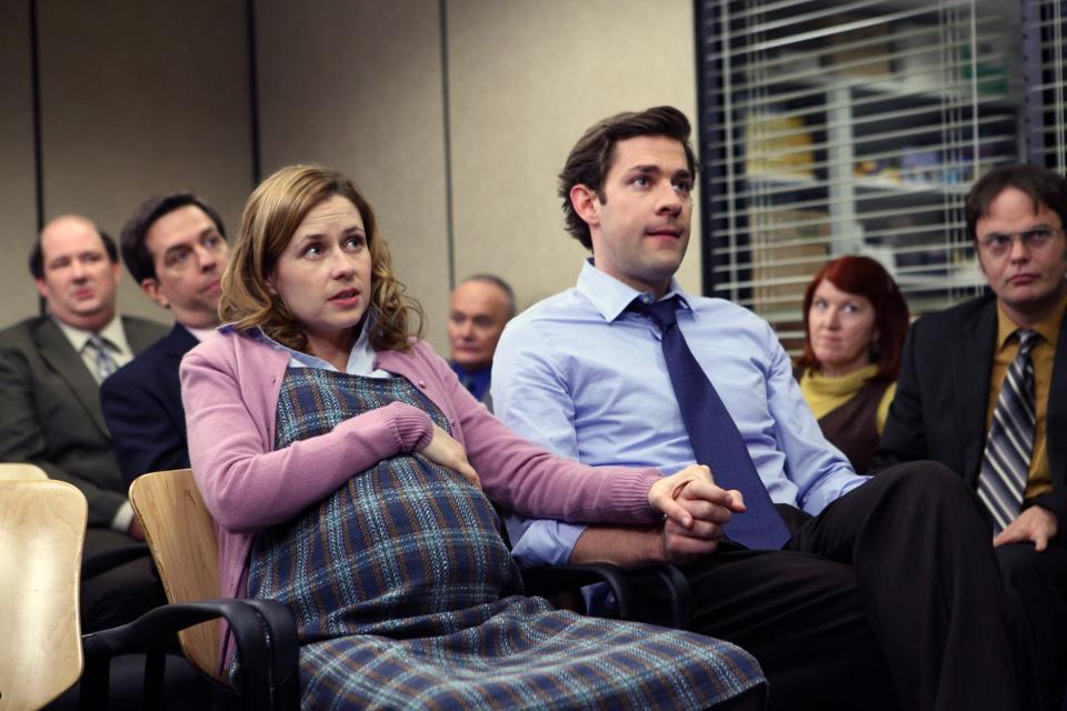 Pam and Jim were couple goals on "The Office" -- but not in real life.