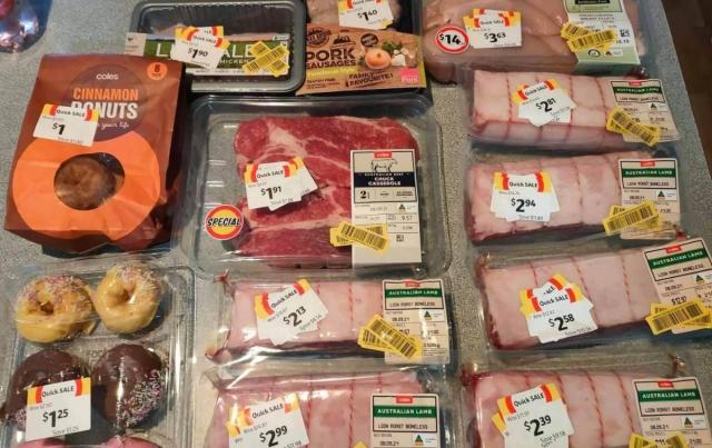 Marked down meat. Source: Facebook