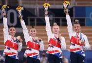 <p>Team GB gymnasts became the first British gymnastic team to win an Olympic finals medal since 1928. After a shaky start – Amelie Morgan fell during her balance beam routine – the British quad moved decisively up the rankings, eventually clinching third place and four bronze medals. </p>