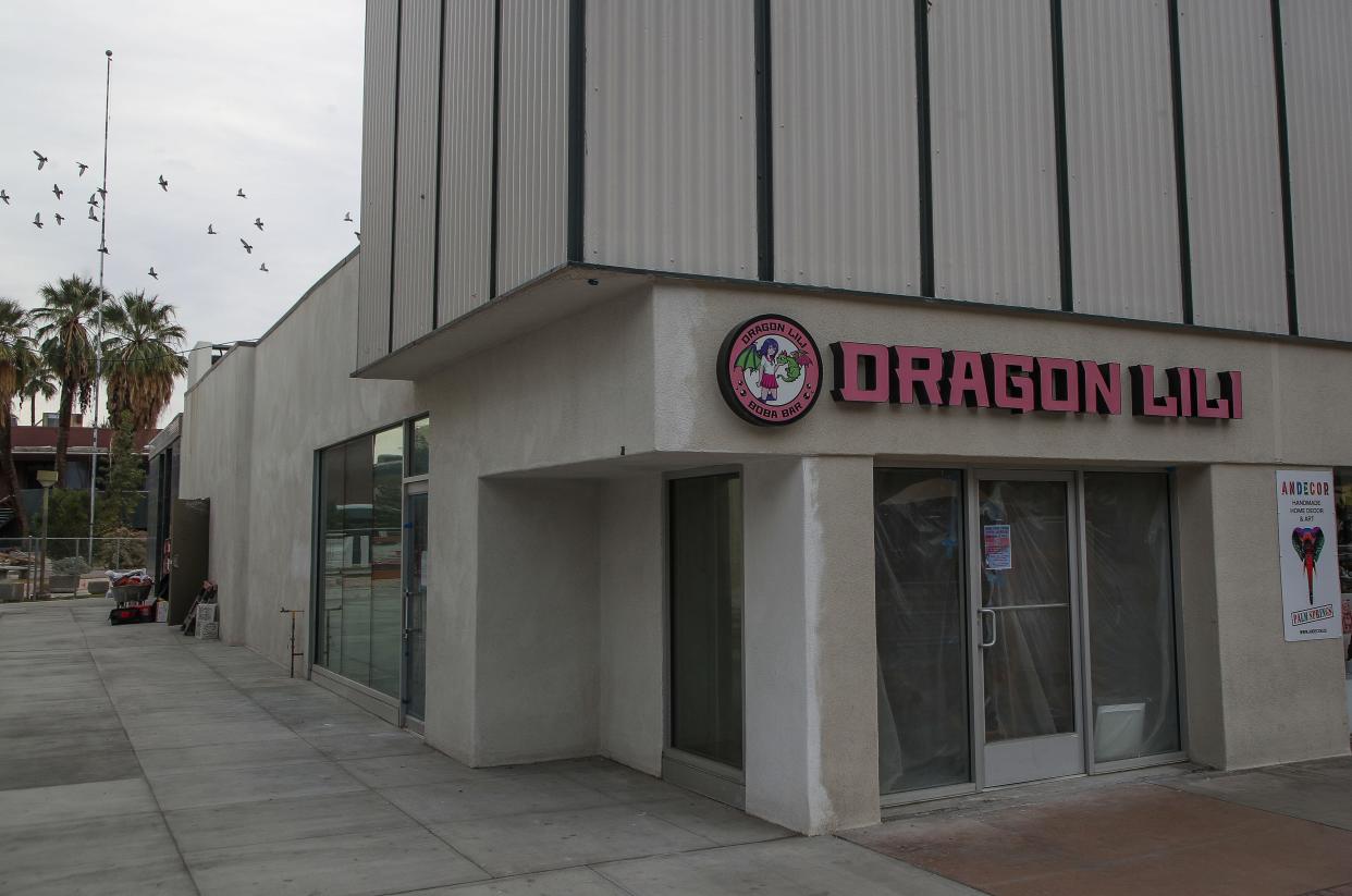 Dragon Lili Boba Bar is opening soon in downtown Palm Springs.