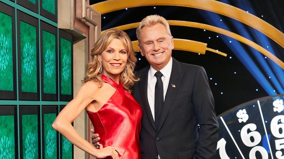 Vanna White and Pat Sajak