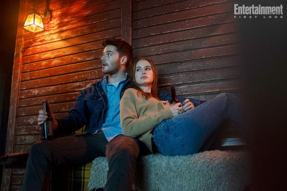 Froy Gutierrez as “Ryan” and Madelaine Petsch as “Maya” in THE STRANGERS Trilogy, a Lionsgate release. Photo Credit: John Armour for Lionsgate