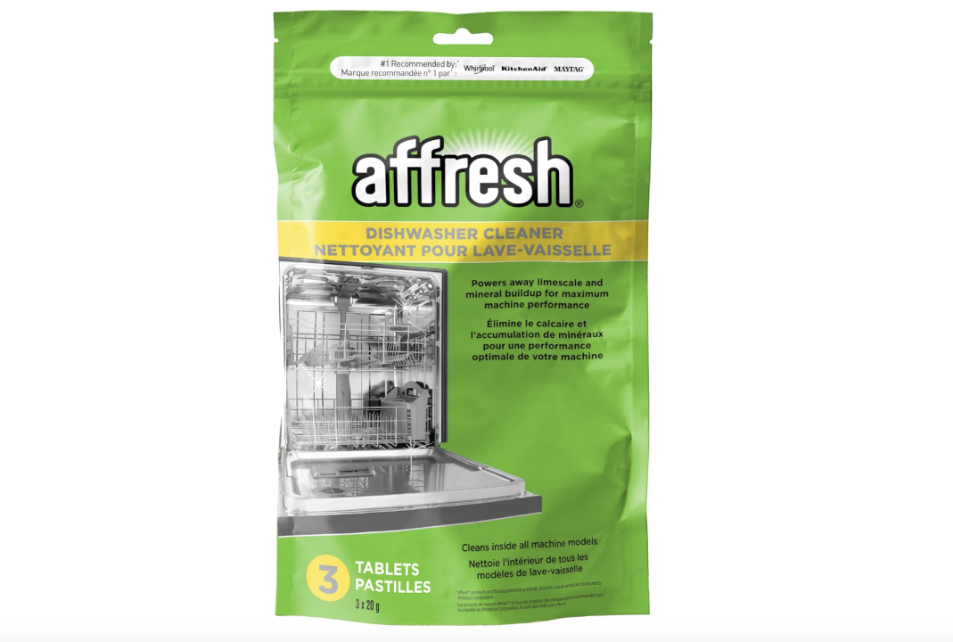 Affresh Dishwasher Cleaner, 3 Tablets (3 Months Supply) (Photo via Amazon)