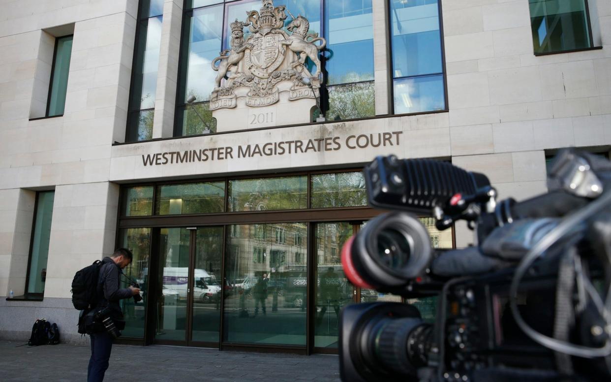 The girl, who cannot be named for legal reasons, appeared at Westminster Magistrates' Court (stock picture) - AP