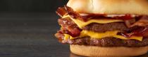 <p>Anytime a restaurant challenges you to "take down this tower of bacon," you know what kind of meal you're in for: high in calories, and fat. "Double up on the beef. Triple up on the cheese. And multiple the bacon <a href="https://www.checkers.com/food/burgers/baconzilla/" rel="nofollow noopener" target="_blank" data-ylk="slk:FOUR TIMES;elm:context_link;itc:0;sec:content-canvas" class="link ">FOUR TIMES</a>." Yeah, that's a recipe worth breaking out the stretch pants for.</p>