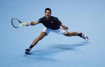 Britain Tennis - Barclays ATP World Tour Finals - O2 Arena, London - 15/11/16 Serbia's Novak Djokovic in action during his round robin match with Canada's Milos Raonic Reuters / Stefan Wermuth Livepic