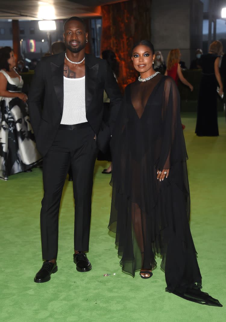 Dwyane Wade Gabrielle Union at the Academy Museum of Motion Pictures opening Gala honoring Haile Gerima and Sophia Loren on Sept. 25, 2021, in Los Angeles. - Credit: MEGA