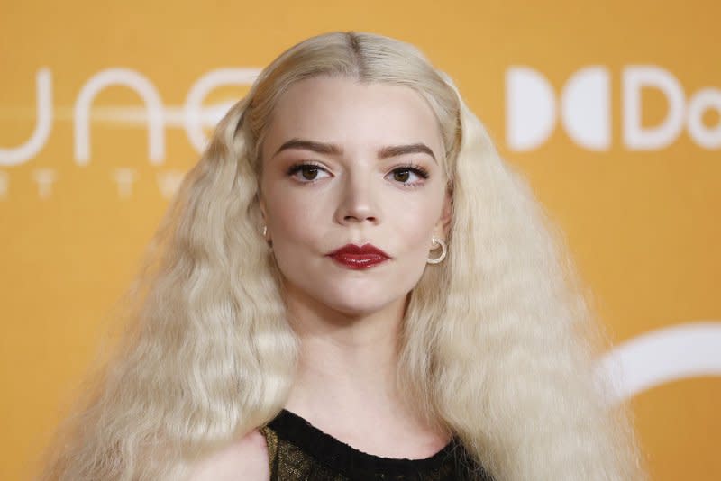 Anya Taylor-Joy attends the New York premiere of "Dune: Part Two" in February. File Photo by John Angelillo/UPI