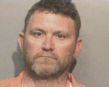 Scott Michael Greene, 46, being sought by Des Moines and Urbandale Police Departments investigators for two Iowa police officers shot dead in separate "ambush-style" killings as they sat in their patrol cars, is seen in this photo released by Urbandale Police Departments in Iowa, U.S., November 2, 2016. Courtesy Urbandale Police Department/Handout via REUTERS