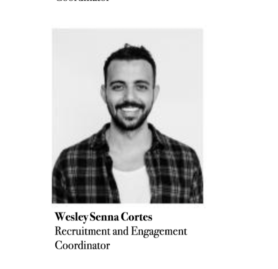 Wesley Senna Cortes pictured in a Hillsong yearbook 