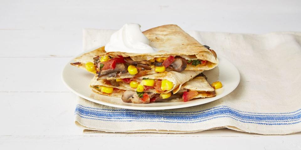 Mushroom Quesadillas