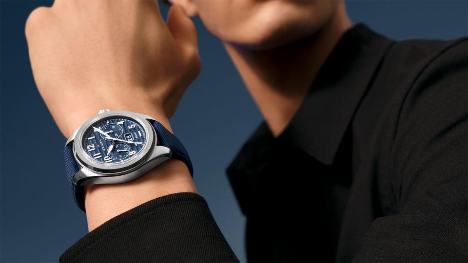 Pilot Big Date Flyback是ZENITH新版Pilot的一大特色功能，集結大日期和飛返計時兩個飛行錶需要的要素，搭配象徵天空的藍面專賣店限定款，在顏色上更是耳目一新。