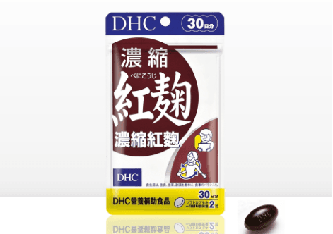 DHC濃縮紅麴膠囊使用小林製藥原料，緊急下架回收。（翻攝自DHC官網）