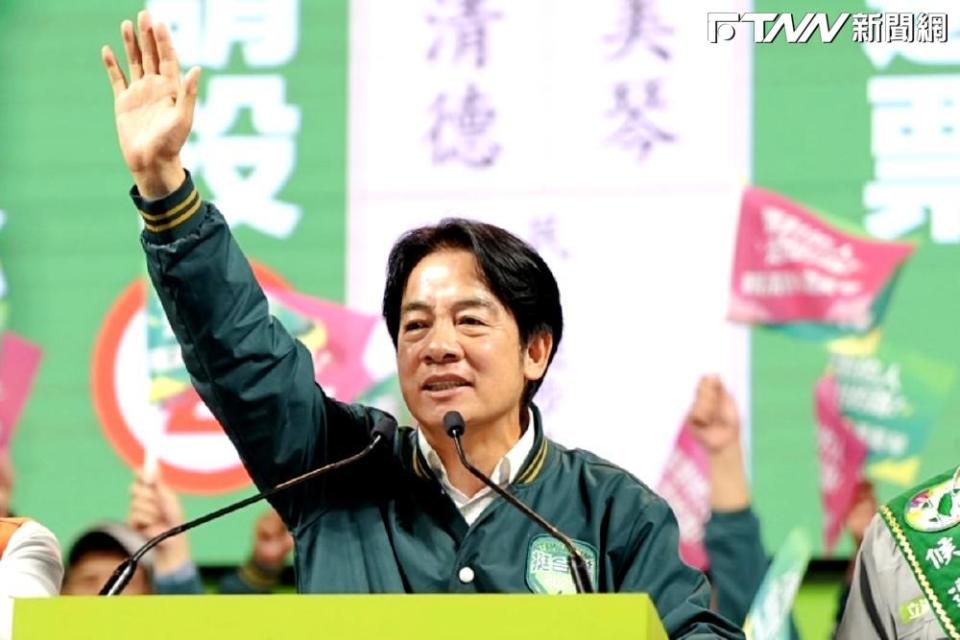 賴清德感嘆，選舉選到最後，國民黨「越是秀下限」。（圖／民進黨）