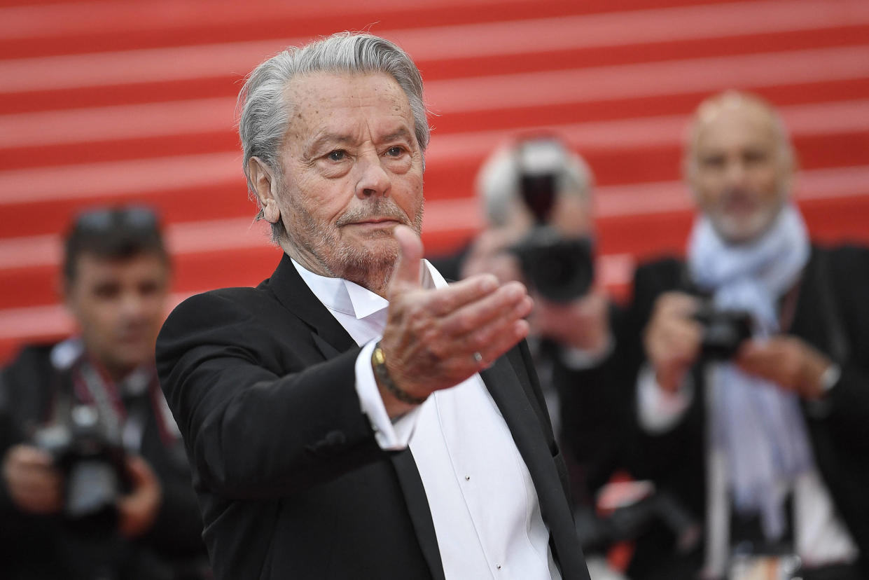 Alain Delon, ici au mois de mai 2019, au Festival de Cannes.