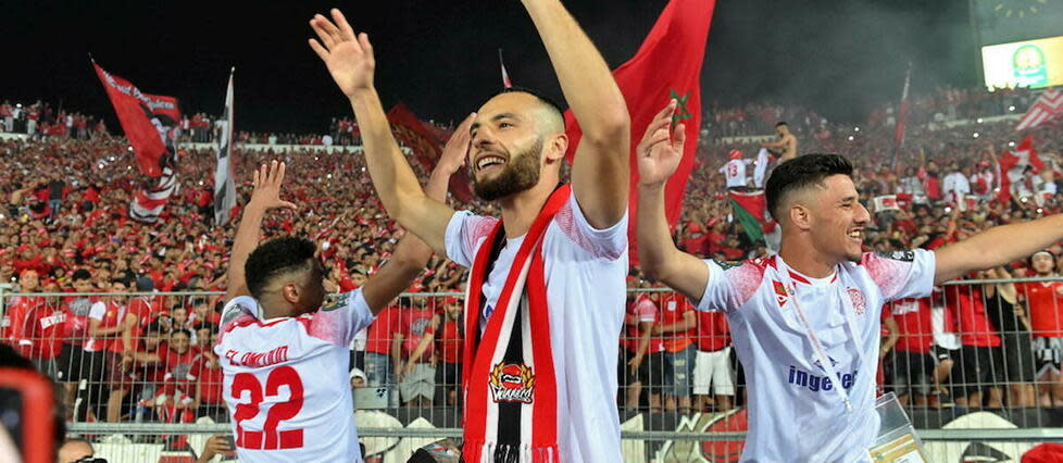 Le Wydad AC de Casablanca, du Maroc, est le dernier club africain champion de football de la CAF.   - Credit:- / AFP