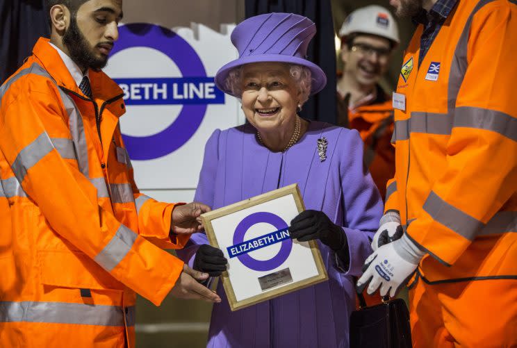 Queen Elizabeth formally christened the new line in February last year (Richard Pohle - WPA Pool/Getty Images)