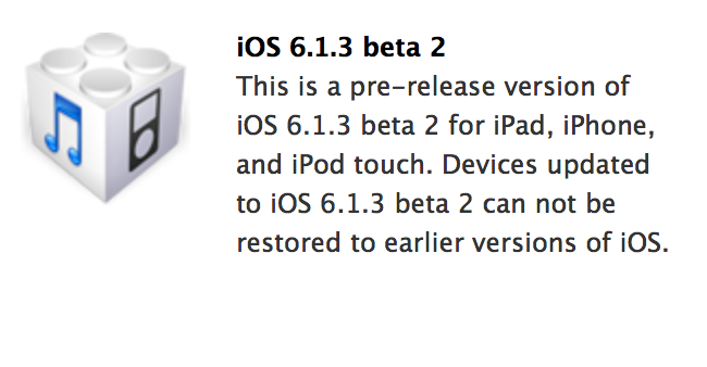 iOS 6.1.3 Download Link