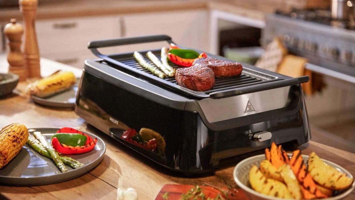 This indoor grill really is smokeless.