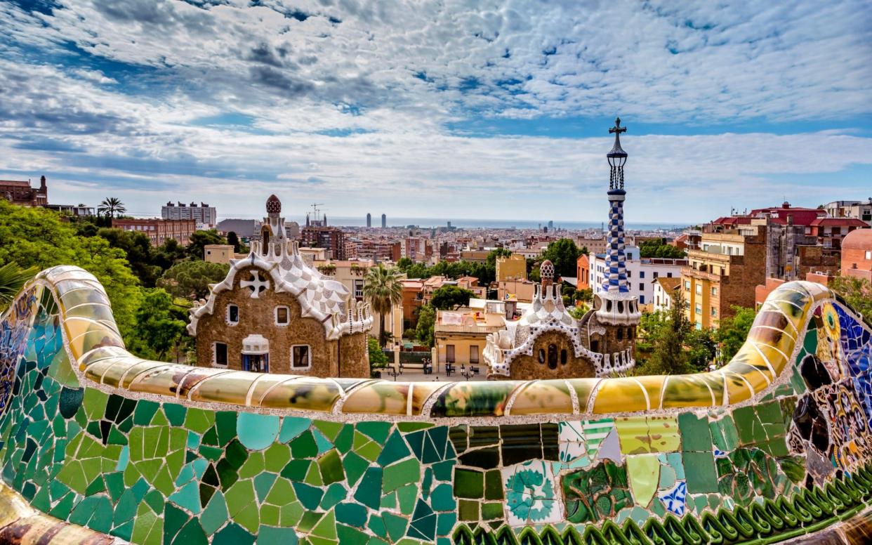 Barcelona, including its Parc Guell, is hugely popular with tourists - Getty Images Contributor