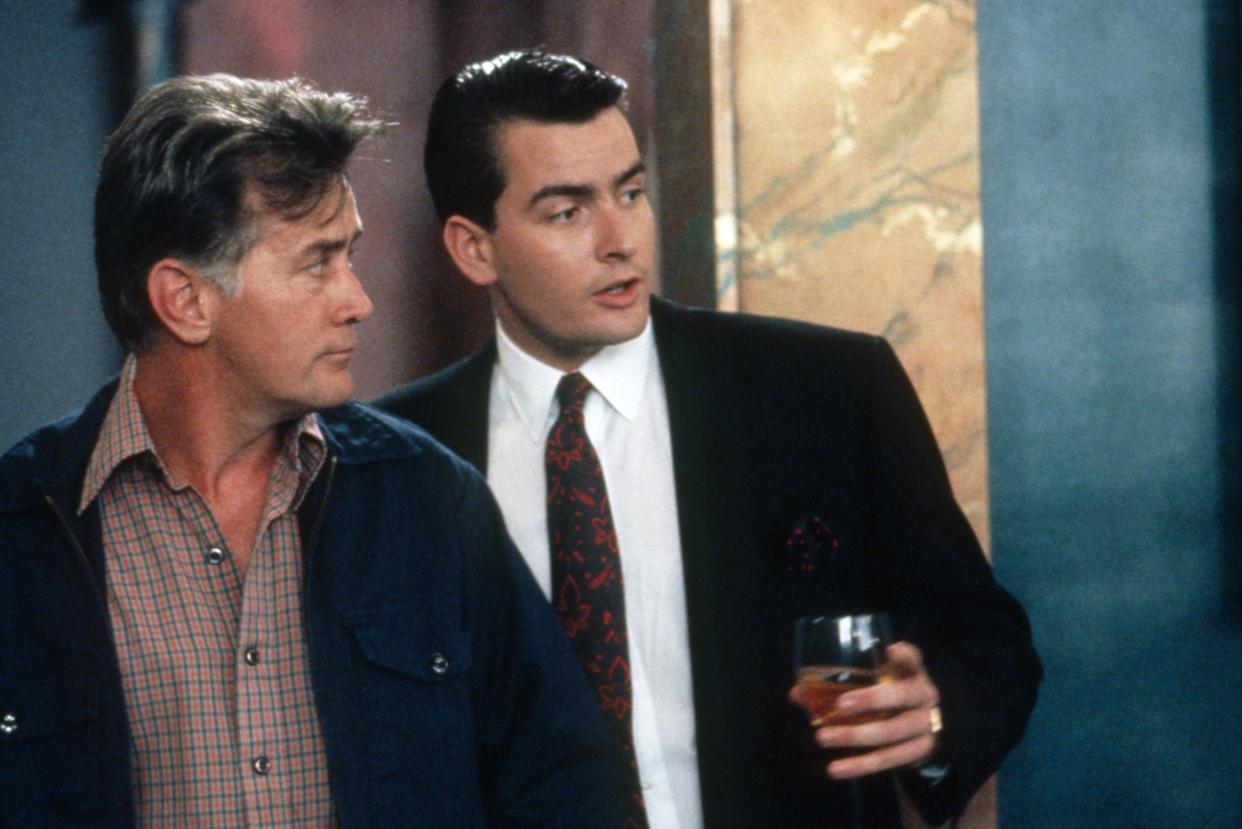 Sheen and his son, Charlie Sheen, in Oliver Stone's Wall Street. (Photo: 20thCentFox/Courtesy Everett Collection)
