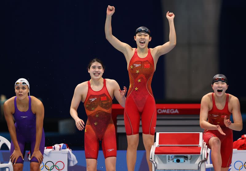 Natación - Relevo 4 x 200 metros libres femenino - Final