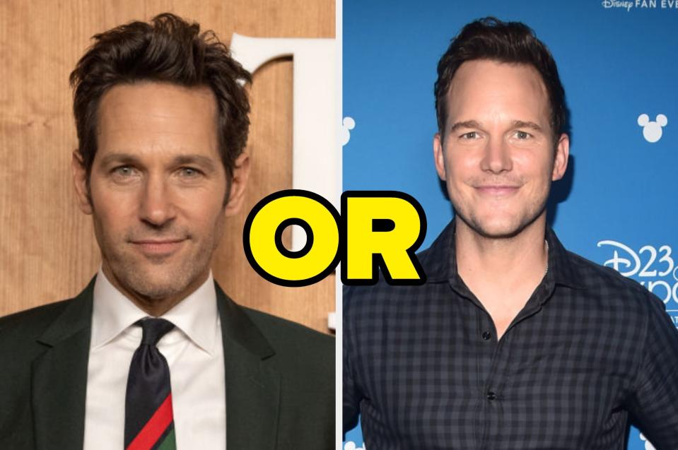 Paul Rudd or Pete Davidson. The choice is yours. Take the quiz here. 