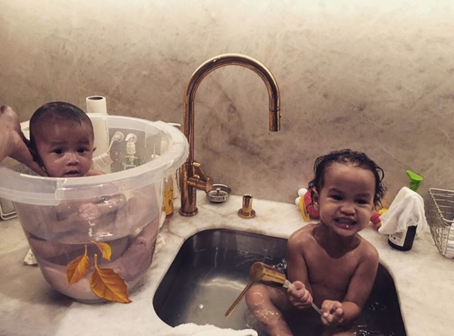 Chrissy Teigen and John Legend's kids, Miles and Luna